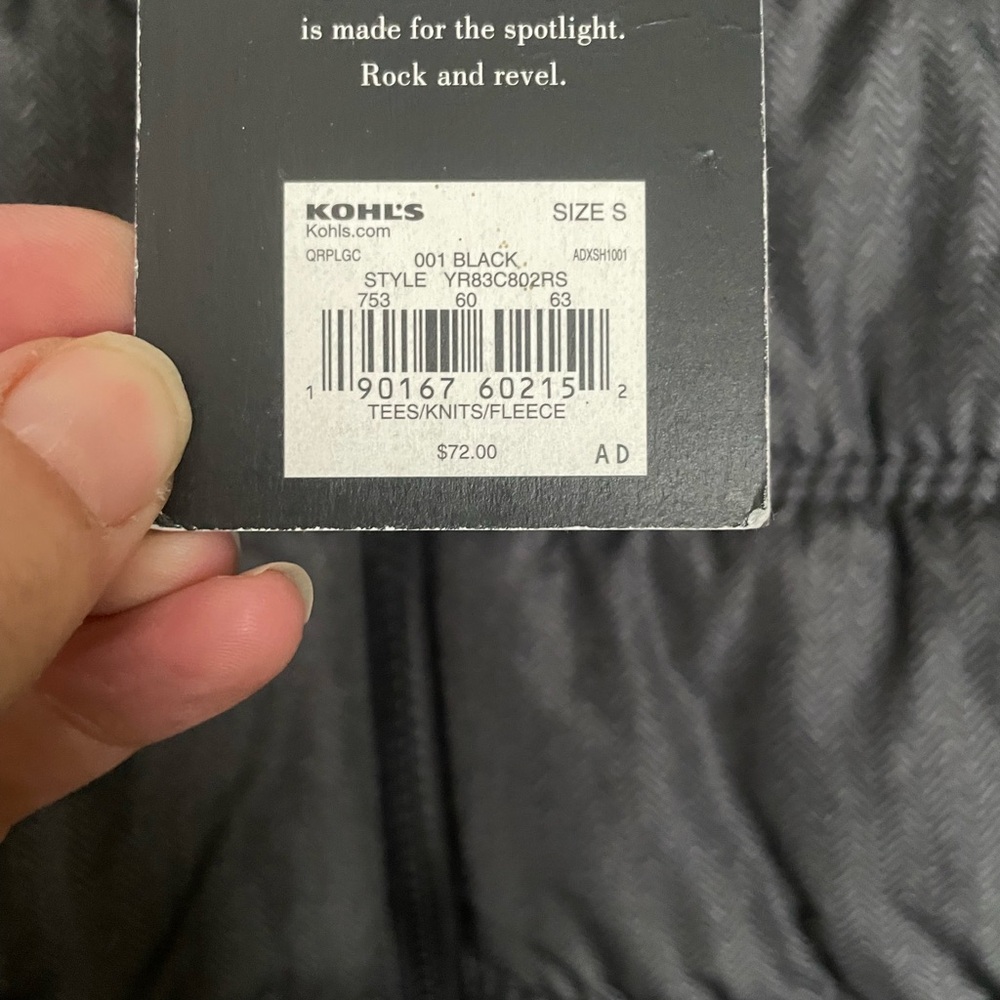 NWT Rock & Republic Black Puffer Vest Sz S - Picture 3 of 5